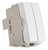 Interruptor Duplo Paralelo  10A-250V BRANCA - SLEEK - Imagem 1