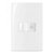Interruptor Pulsador Campainha  4X2 BRANCO - SLEEK - Imagem 1