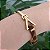 Pulseira Dourada Fina Tigrada - Imagem 2