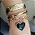 Mix Pulseiras douradas (courino Preto) Magníficos ( Feitas sob medida de seu pulso) - Imagem 1
