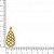 Pingente Difusor Ouro 40mm - Imagem 3