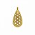 Pingente Difusor Ouro 40mm - Imagem 1