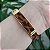 Bracelete Fixo Articulado Courino tigre Folheado em Ouro ( Tamanho único serve até 18cm pulso) - Imagem 3
