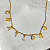 Colar Correntaria com letras escrito GRATIDÃO folheado em ouro ( ultima oportumidade) - Imagem 3