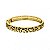 Bracelete Fixo com pintas de Onça Folheado em ouro  ( tamanho único  - 15 ao 17,5 cm pulso) - Imagem 1