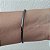 Bracelete Fixo Liso ( fino) folheado em ródio negro  ( tamanhos M) até 20 cm - Imagem 2