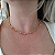 Choker Correntaria com bolinhas folheado em ouro 36 cm ( esferas) - Imagem 1