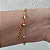 Pulseira correntaria com mini bolinhas folheado em Ouro ( ESFERA) - Imagem 2