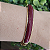 Bracelete Articulado com detalhe de resina Marsala ( bordô) folheado em ouro ( serve até pulso 18 cm) - Imagem 2