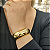 Bracelete Articulado  Maxi gold folheado em ouro  ( serve até pulso 18 cm) - Imagem 1