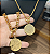 Pulseira Correntaria  G com pingente Oração Ave Maria e imagem Nossa senhora folheado em ouro - Imagem 3