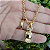 Colar Correntaria pp  45 cm com pingente de coruja folheado em ouro ( professora) - Imagem 2