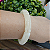 Bracelete Resinado Bege ( branco off) ajustável com elastano ( pode molhar) - Imagem 1