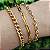 Mix Pulseiras Luxo delicadas p e pp ( italia, iris e grumed) folheado em ouro - Imagem 1