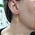 KIT TREVO DA SORTE: pulseira + brincos+ Colar invisível folheado em ouro - Imagem 2