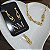 KIT FIGA: pulseira + brincos+ Colar invisível folheado em ouro - Imagem 1