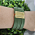 Pulseira Bracelete couro triplo verde com fecho imã folheado em ouro - Imagem 1