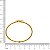Bracelete filha com detalhe de infinito com strass folheado em ouro ( serve até 15 cm) - Imagem 2