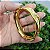 Bracelete com detalhes orgânico ondulados Folheado em ouro (Tamanho único - serve de 16 a 18 cm) - Imagem 2