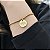 Pulseira Correntaria veneziana pp com pingente vida dourada - folheado em ouro ( P, M ou G) - Imagem 1