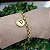 Pulseira correntaria com pingente oval com seu signo - Escolha seu signo abaixo - Tamanho na OBS( P , M ou G) - Imagem 1