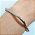 Bracelete fixo Orion folheado em ródio ( prateado) - Tamanho único ( serve do 17cm ao 18 cm) - Imagem 2