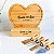 Kit Para Queijos Coração em Bambu Personalizado Padrinhos Casamento - Imagem 2