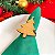 Porta Guardanapo Pinheiro de Natal com Argola em Bambu Mesa Posta - Imagem 5