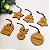 Kit 6 Enfeites para Árvore de Natal Personalizados em Bambu - Imagem 9