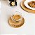 Jogo 2 Xícaras de Café com Pires de Bambu Personalizado - Imagem 5