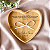 Porta Alianças Personalizado Casamento Coração Grande Bambu - Imagem 3