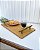 Bandeja Personalizada em Bambu com Alças Douradas 36x17 cm - Imagem 4