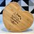 Tábua em Formato de Coração em Bambu Personalizada - Imagem 2
