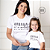 T-shirt Mãe e Filha/Filho Strong Branca - Imagem 2