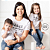 T-shirt Mãe e Filha/Filho Strong Branca - Imagem 1
