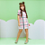 Vestido Infantil Vichy Manga Princesa - Imagem 4