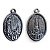 Kit 10 Medalhas Pingente Metal Lady Of Fatima Oval Santuário - Imagem 3