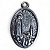 Kit 10 Medalhas Pingente Metal Lady Of Fatima Oval Santuário - Imagem 4