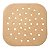 Papel Perfurado Descartável Quadrado para Air Fryer 21,5cm 100 unidades - Imagem 2