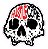 Stickers skull HC - Imagem 1