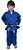 Kimono Checkmat Juvenil Trançadinho Azul - Imagem 1