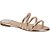 SANDALIA FEMININO MOLECA 5460204 PREMIUM DOURADO - Imagem 1