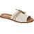 FLAT FEMININO MOLECA 5443116  BRANCO OFF/NUDE - Imagem 2