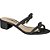 SANDALIA FEMININO MOLECA 5259841 PRETO - Imagem 1