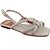 SANDALIA FEMININO MOLECA 5462107 BEGE - Imagem 1