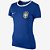 CAMISA FEMININO NIKE 612964 BRASIL AZUL - Imagem 1