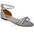 SANDALIA FEMININO VIA SCARPA 109715536 OURO LIGHT/NEVE - Imagem 2