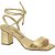 SANDALIA FEMININO VIZZANO 6455209 DOURADO - Imagem 1