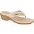 SANDALIA FEMININO BEIRA RIO 8527103 NUDE/OURO ROSADO - Imagem 1