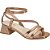 SANDALIA INFANTIL MOLEKINHA 2347117 OURO ROSADO SILVER - Imagem 1